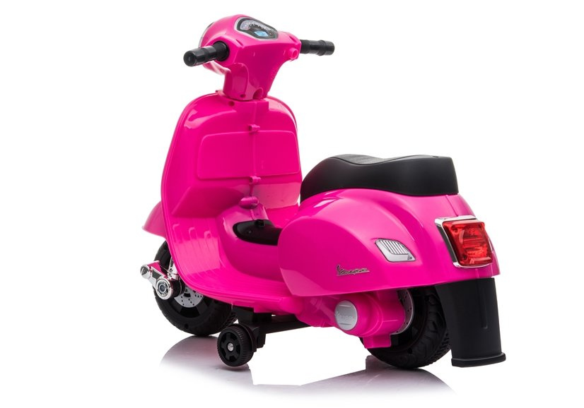 Elektrinis motoroleris vaikams vespa gts 300 mini, rožinis