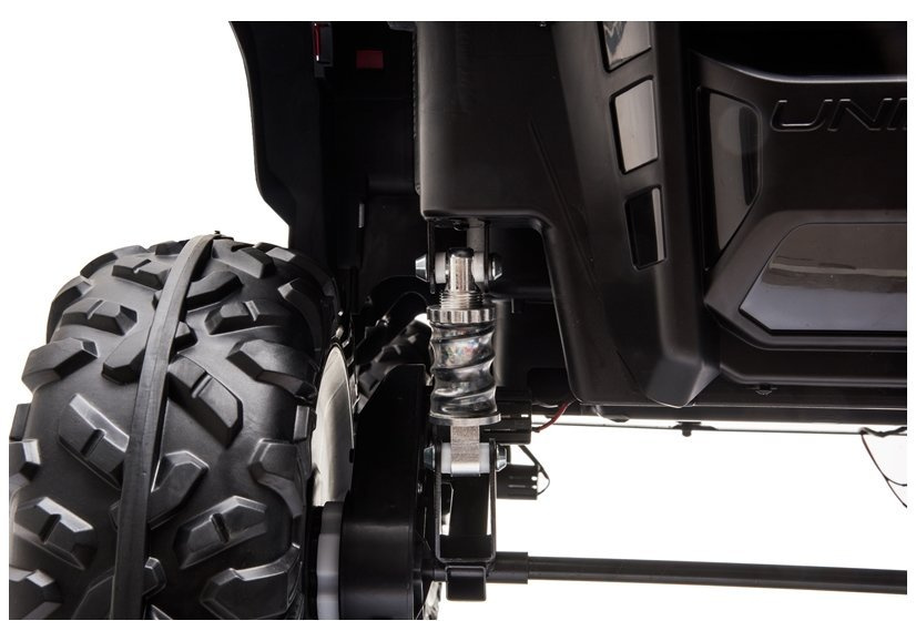 Vaikiškas elektromobilis mercedes unimog s, juodas-dažytas