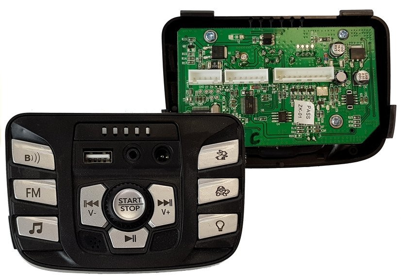 Muzikinis skydelis vaikų akumuliatoriniam automobiliui s2588