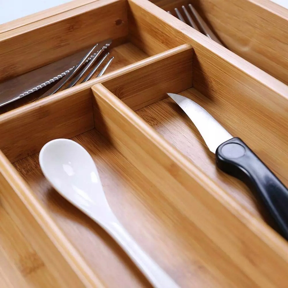 Dėklas stalo įrankiams KINGHOFF BAMBOO KH-1218