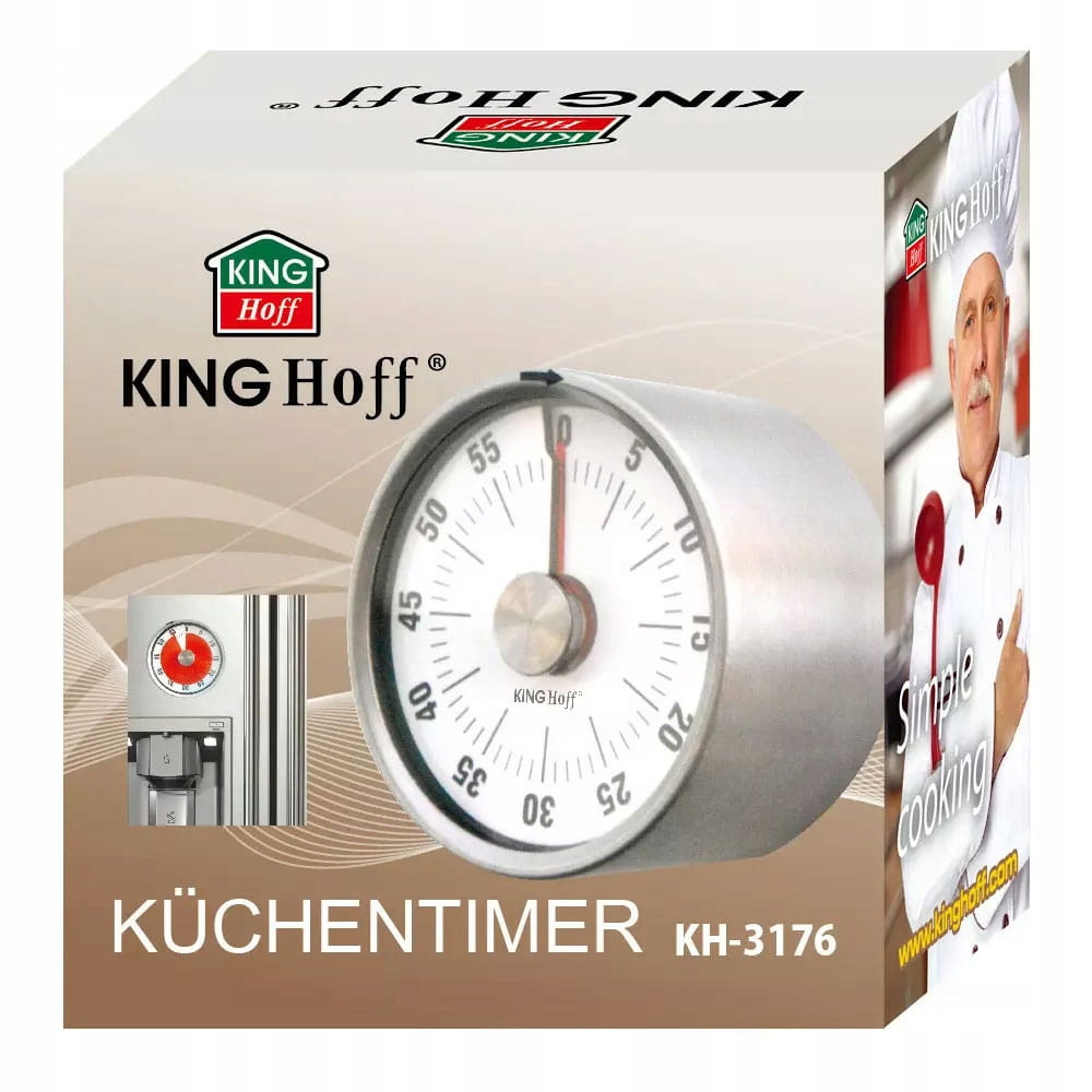 Kinghoff mechaninis virtuvės laikmatis