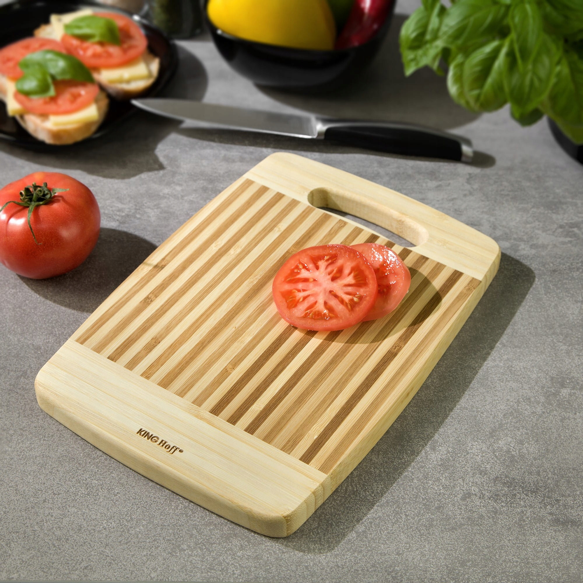 Kinghoff Bamboo virtuvės lentelė 27x19cm