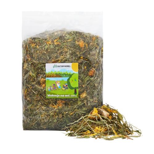 Maistas graužikams ir triušiams factoryherbs wakacje na wsi, 1,5 kg