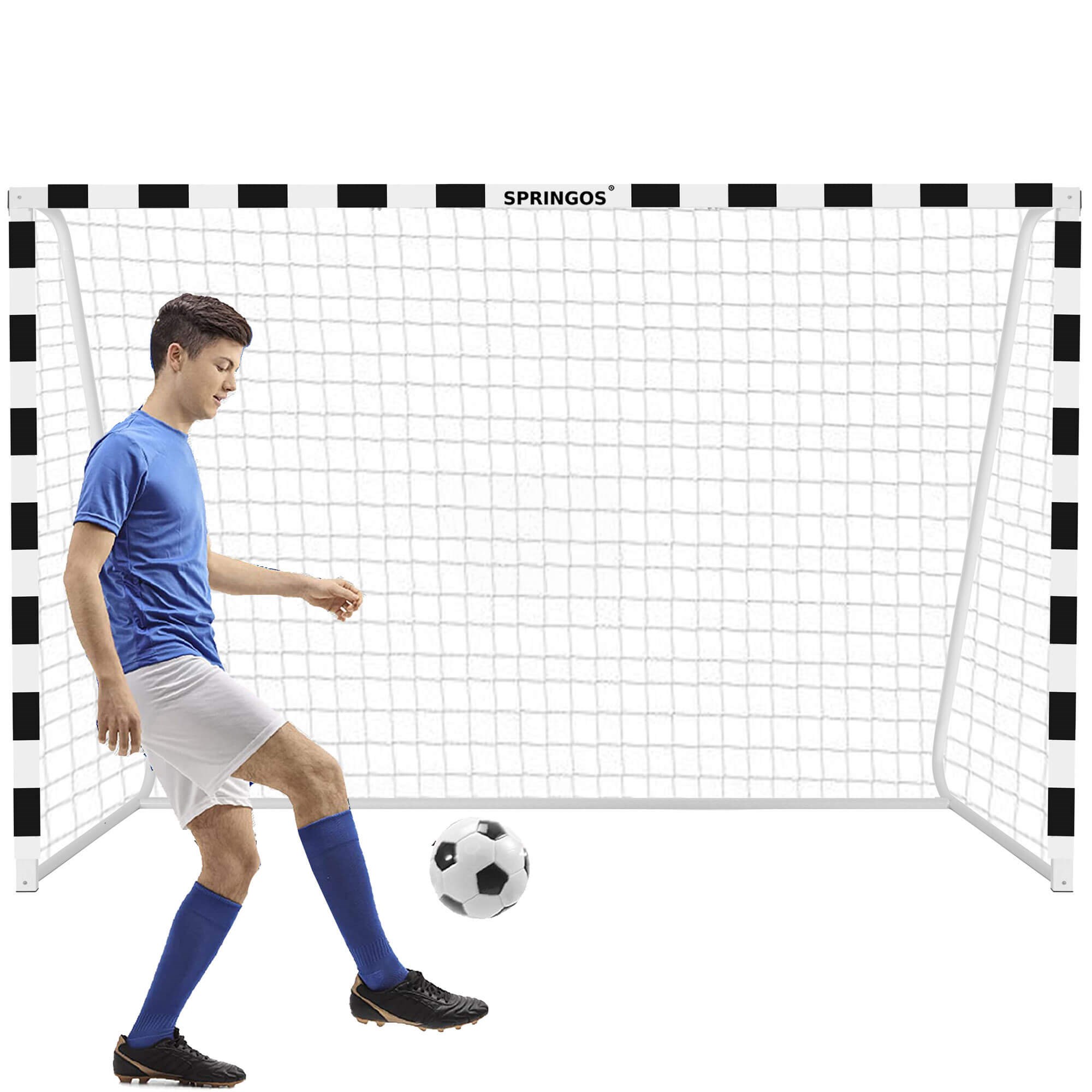 Nešiojami futbolo vartai 300 × 200 × 90 cm 3