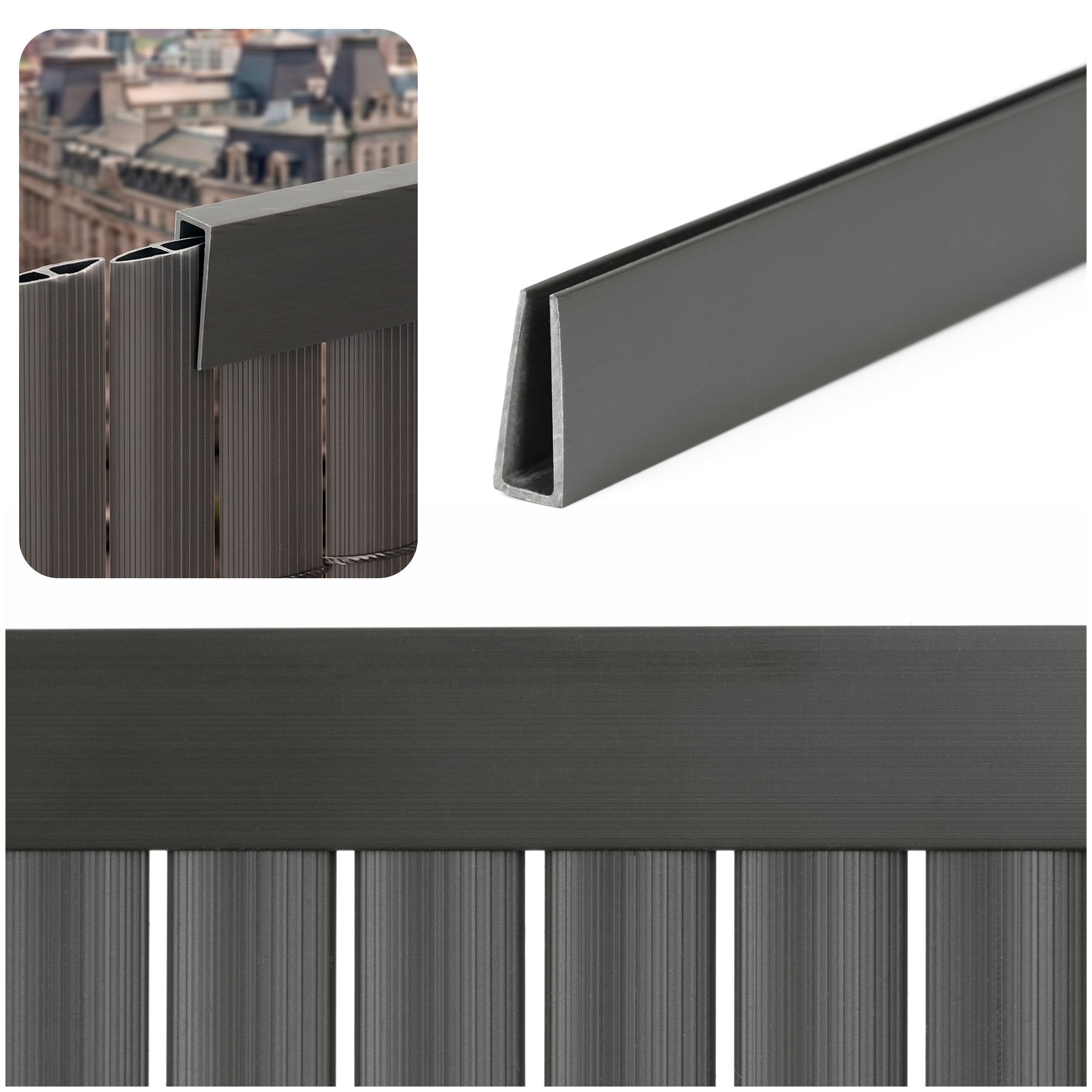 PVC profilis 100 cm