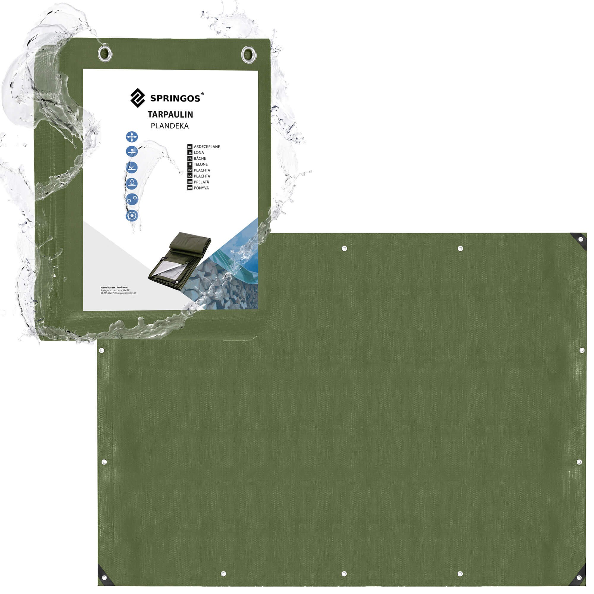 Sodo brezentas 4 × 5 m 2