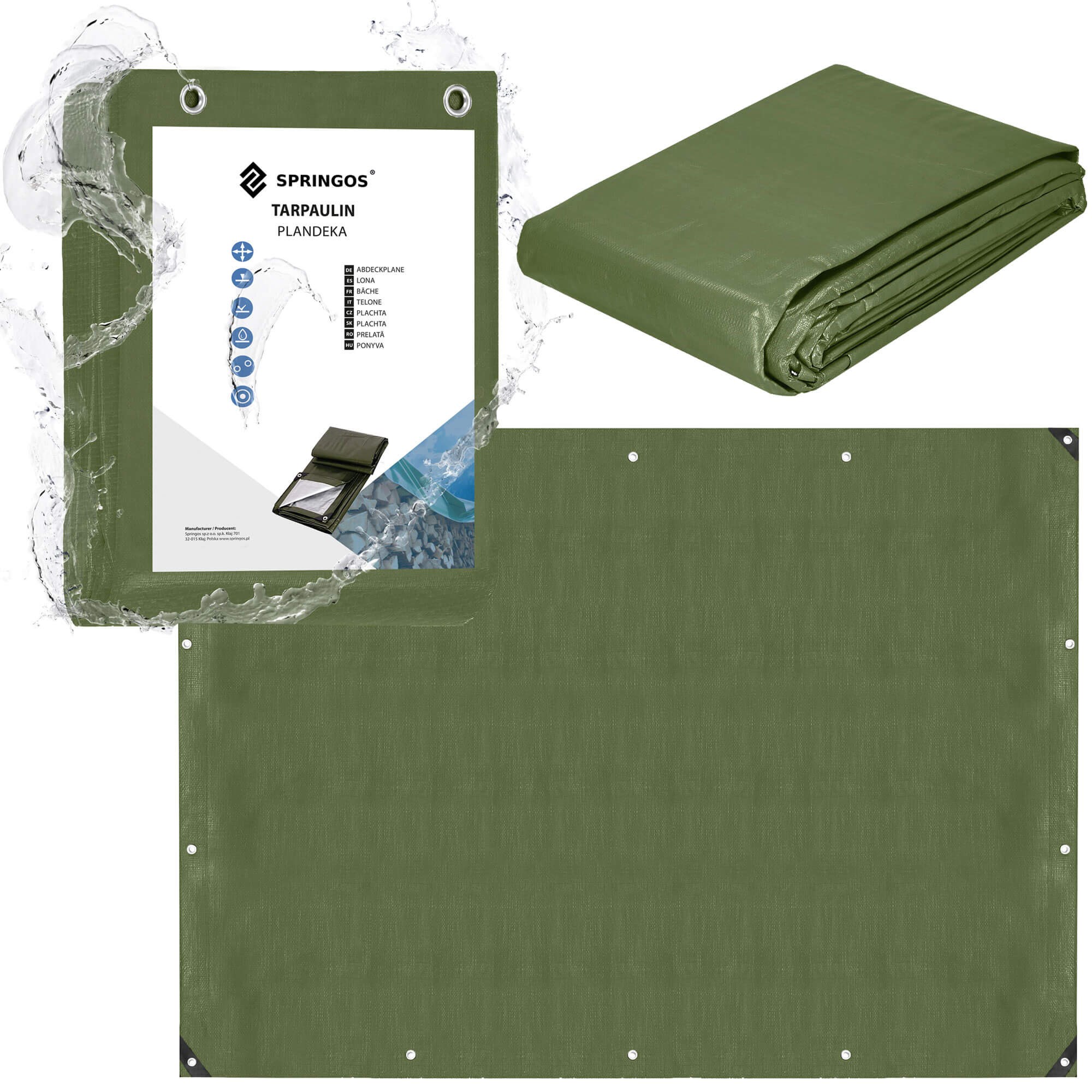 Sodo brezentas 4 × 5 m 3