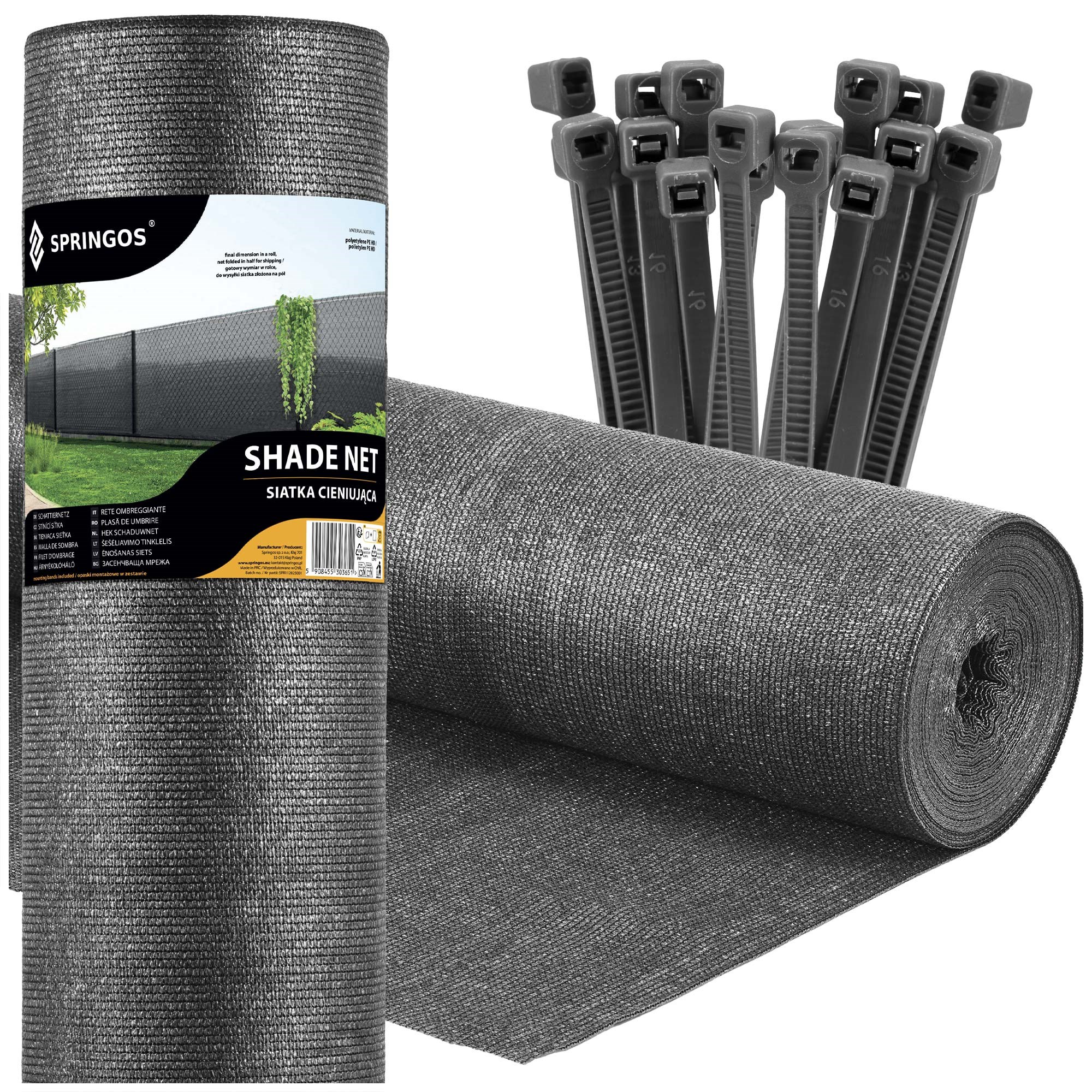 Šešėliavimo tinklas 1,7 x 25 m