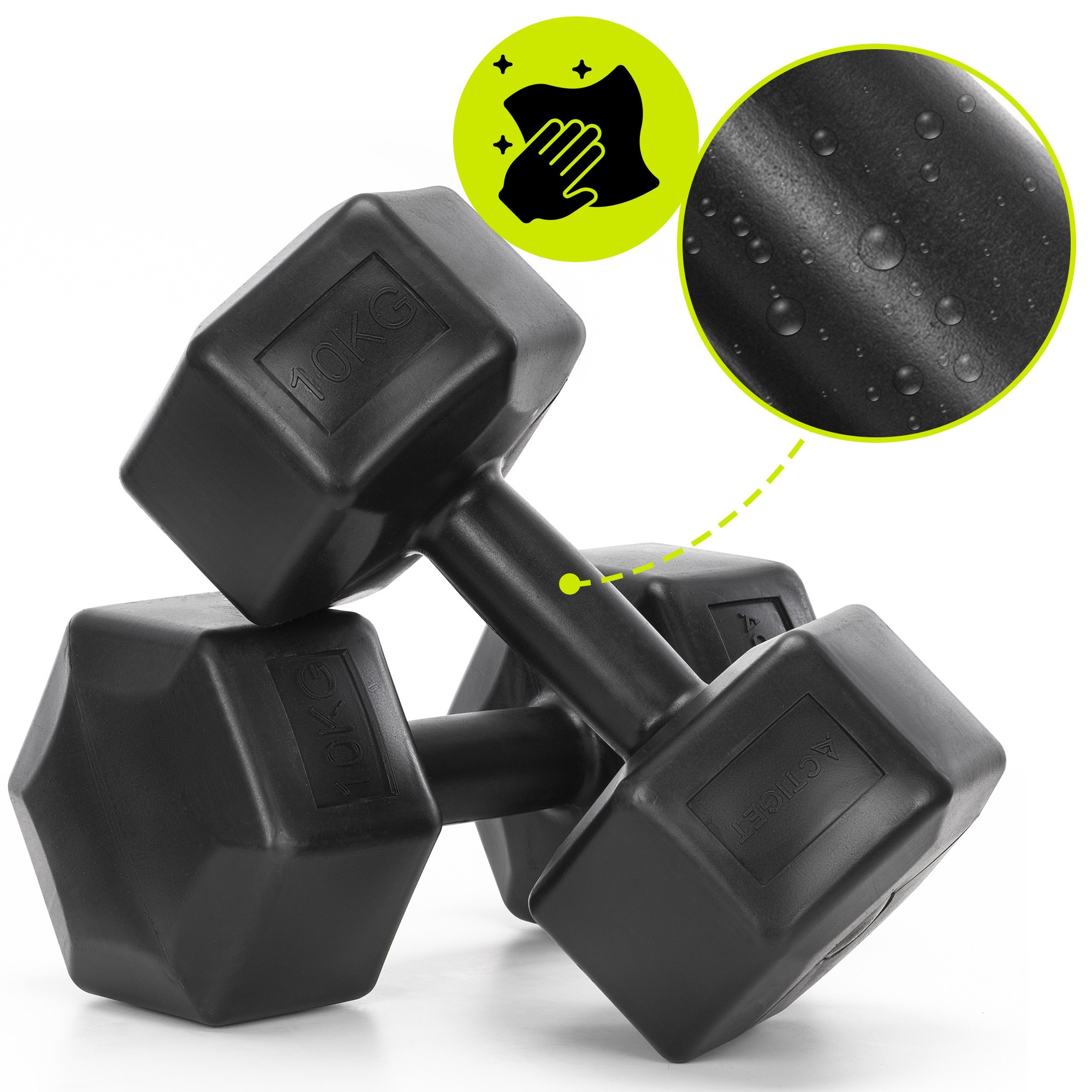 Hanteliai 2 x 10 kg 2