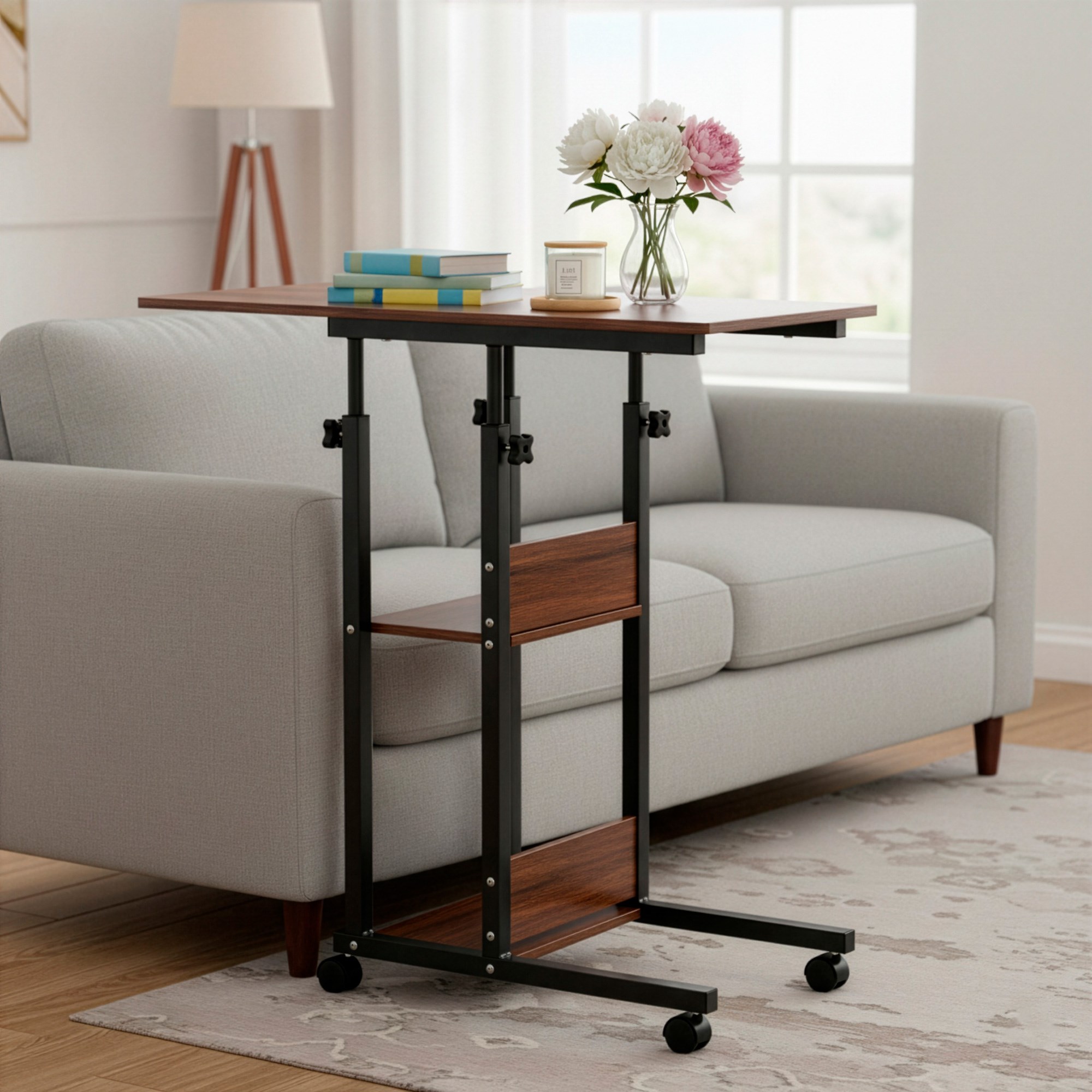 Mobilus stalas 76–86 x 40 x 80 cm 3