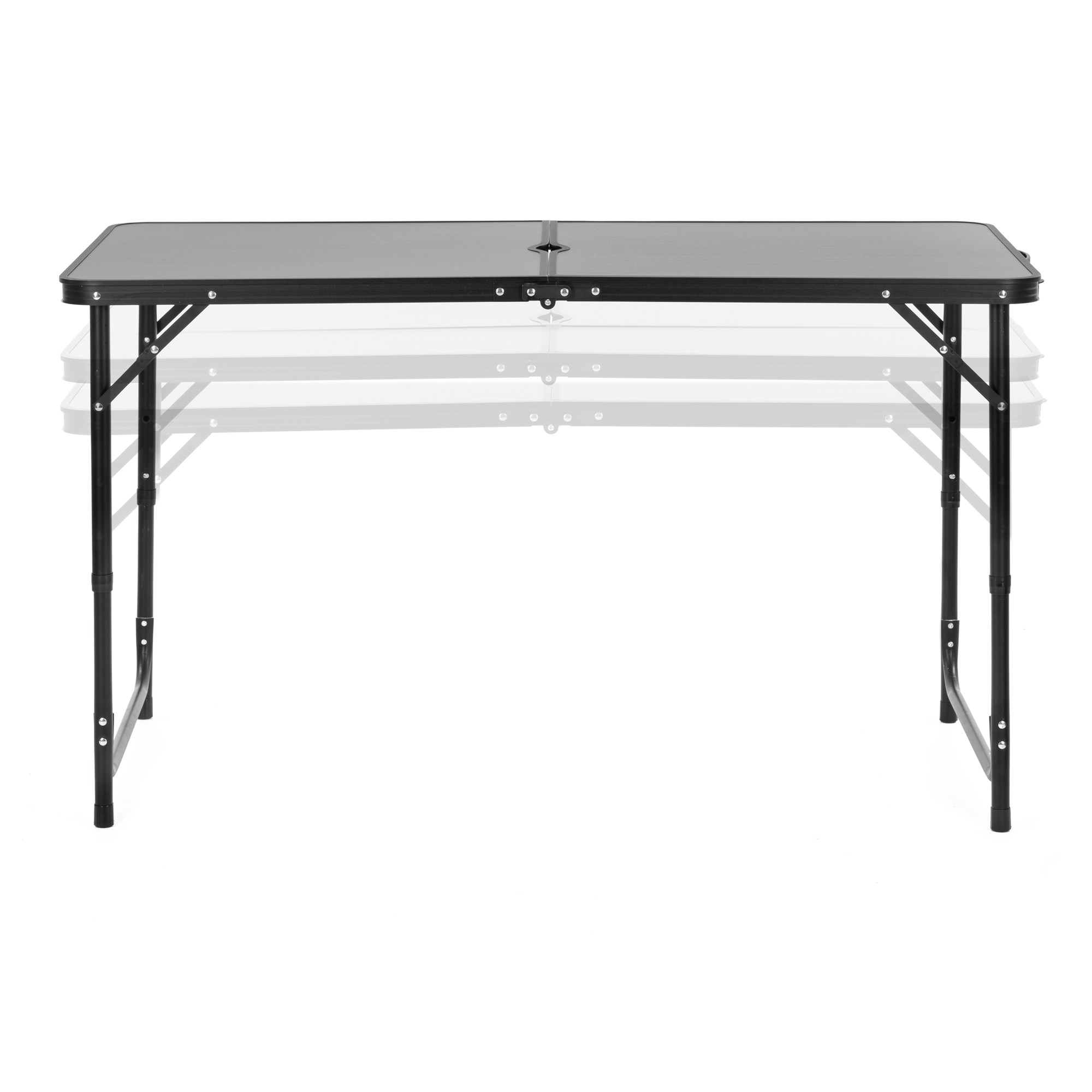 Kempingo stalas 120 x 60 cm