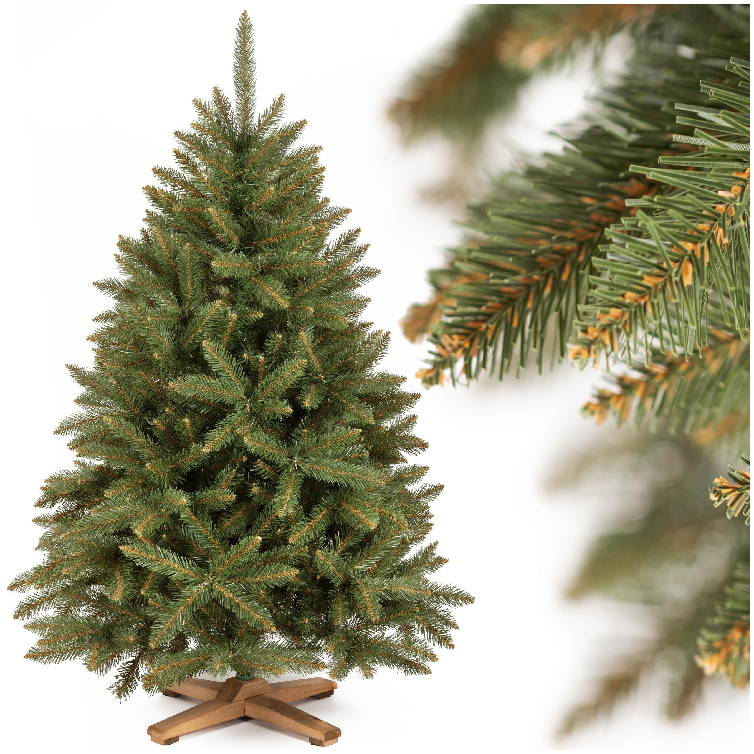 Dirbtinė Kalėdų eglutė „Caucasian Spruce“, žalia, 120 cm