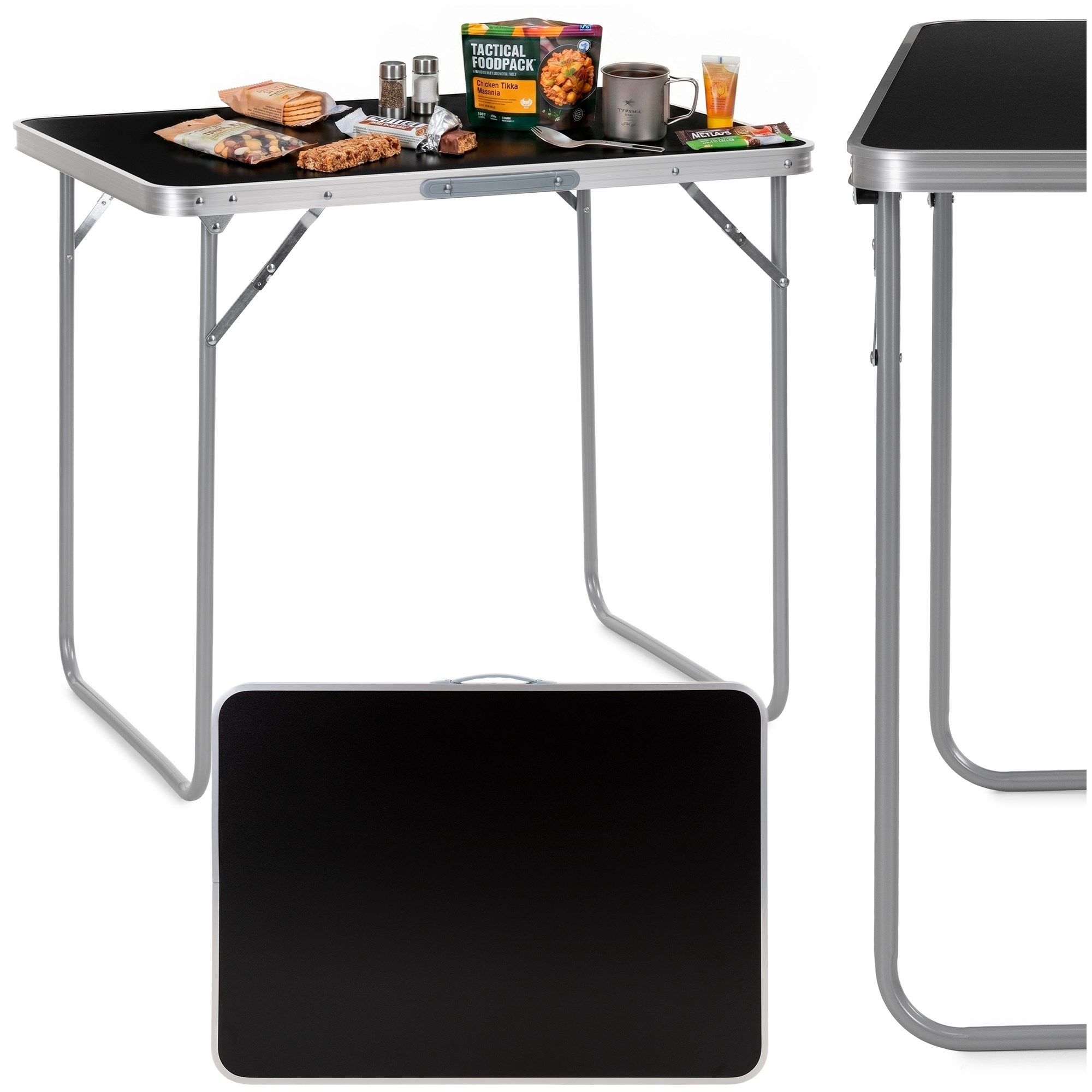 Kempingo stalas 80 x 60 x 70 cm