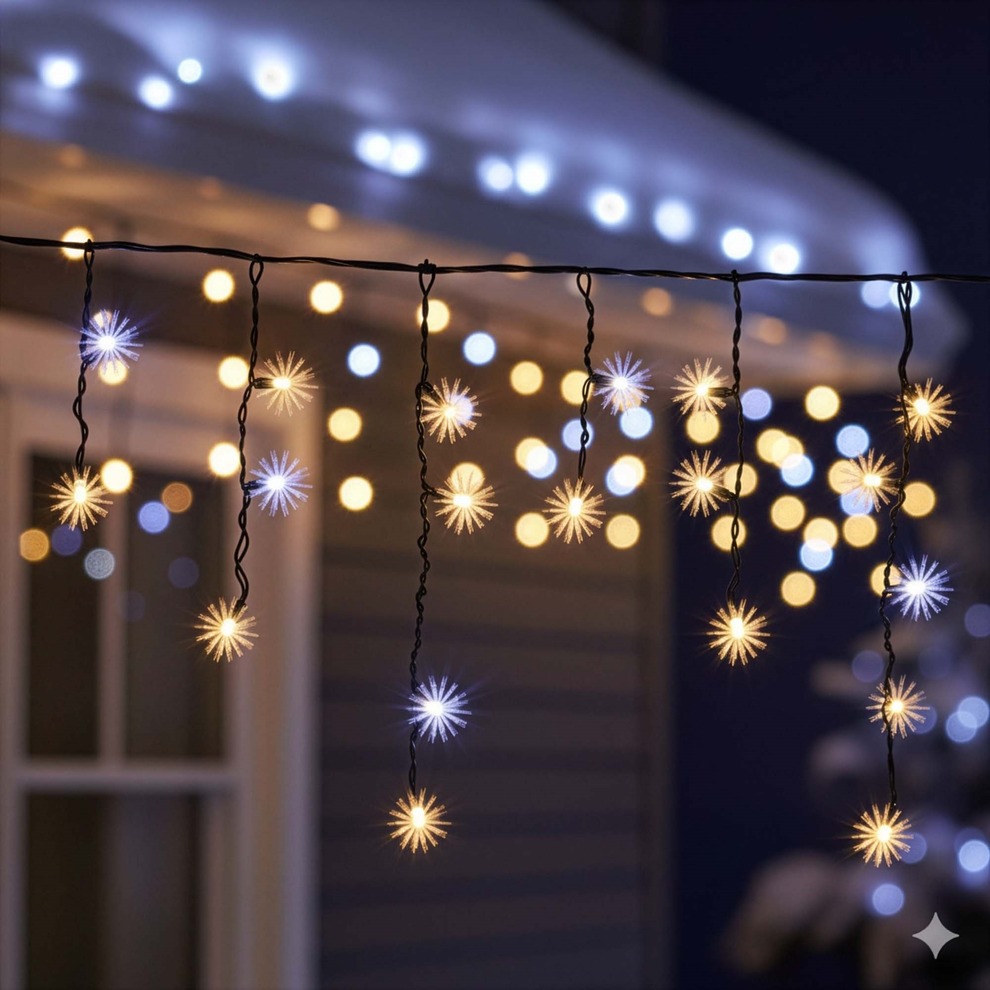 LED šviesos užuolaida 2,5 m 3