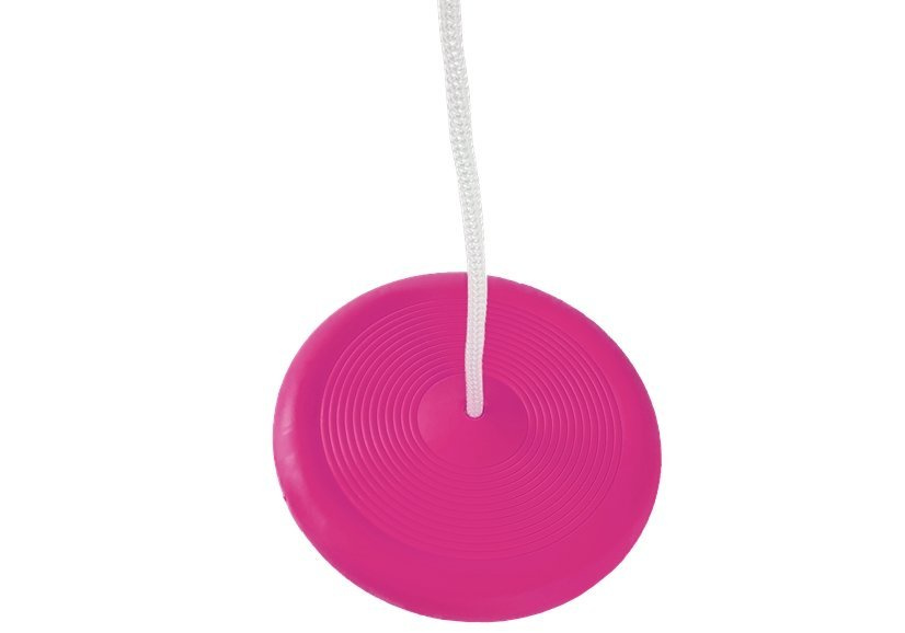 Rožinės sūpynės vaikams 28 cm