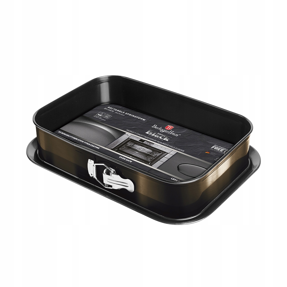 Berlinger Haus kepimo forma Metallic Line Shine Black Edition, 39*27*7,5 cm