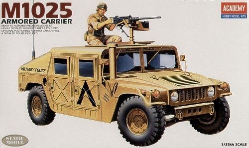 Klijuojamas modelis academy 13241 m-1025 armored carrier 1/35