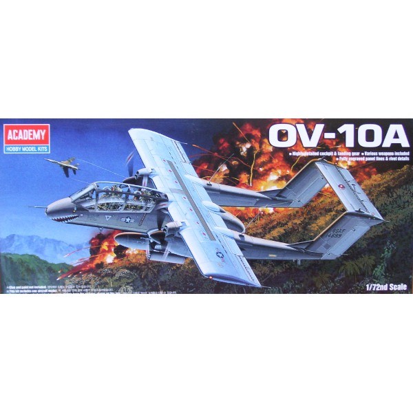 Klijuojamas modelis academy 12463 ov-10a bronco 1/72