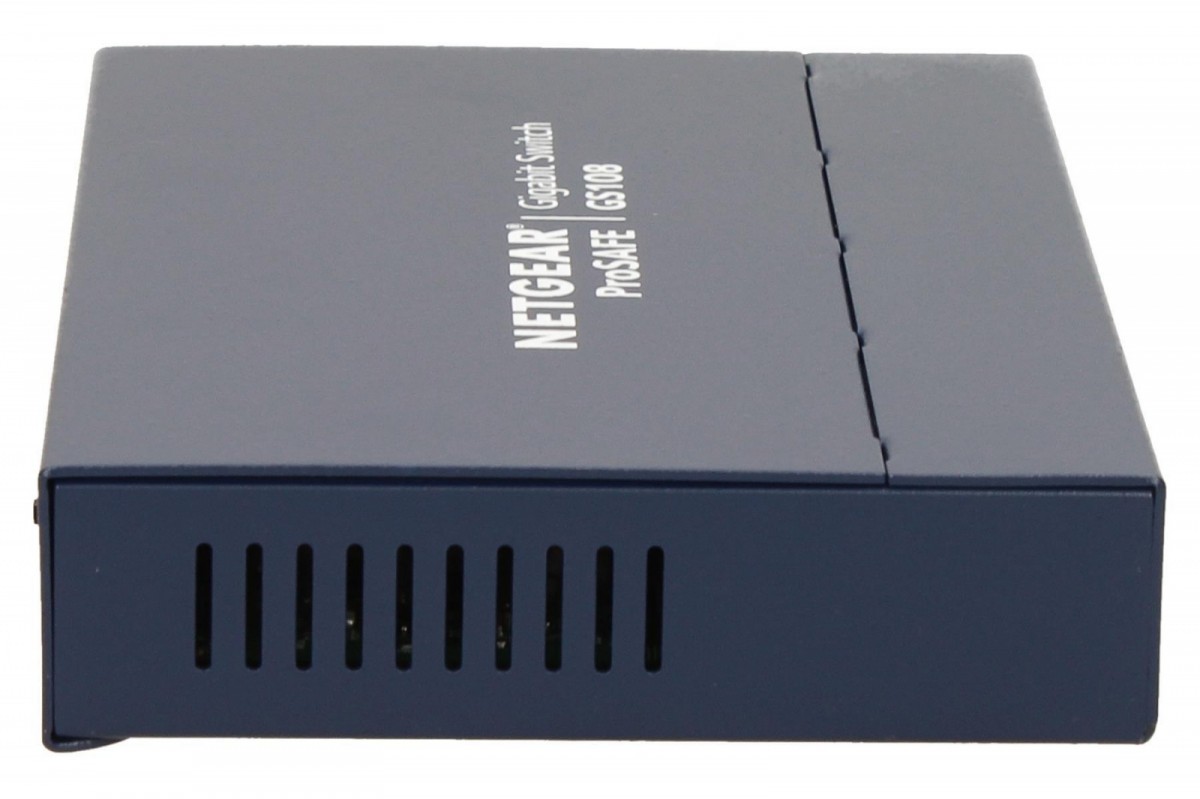 Netgear prosafe plus gs108 (8 x gigabit ethernet/fast ethernet/ethernet, desktop, auto-sensing per port)
