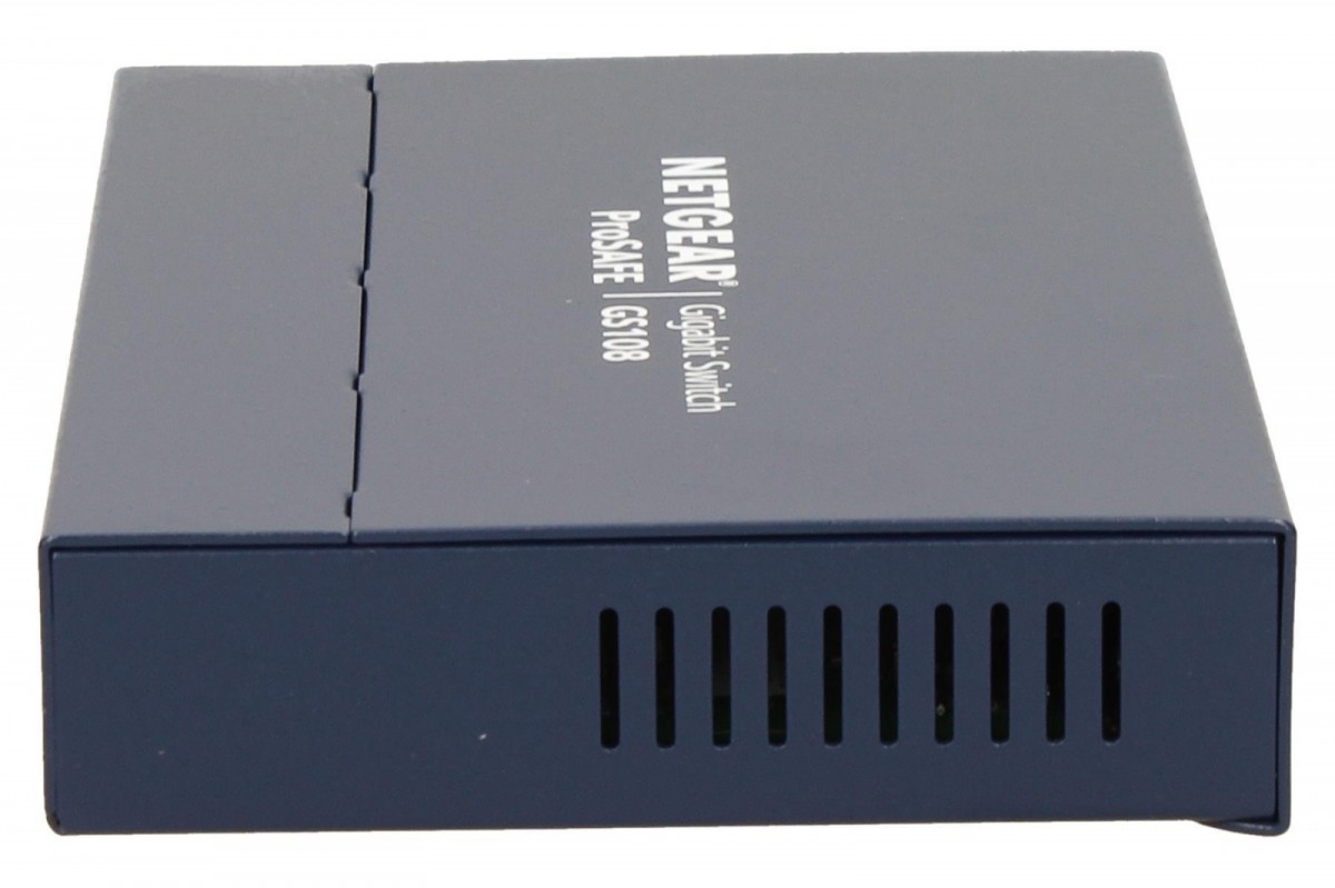 Netgear prosafe plus gs108 (8 x gigabit ethernet/fast ethernet/ethernet, desktop, auto-sensing per port)