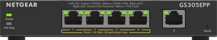 Netgear gs305epp managed l2/l3