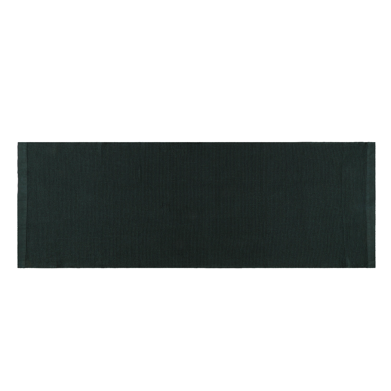 Saunos sėdimoji paklodė iš perdirbtos medvilnės, žalia, 60 × 160 cm
