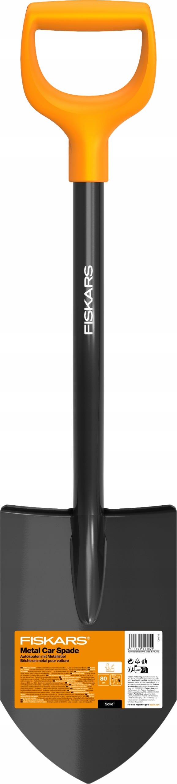 Kastuvas automobiliui Fiskars Solid