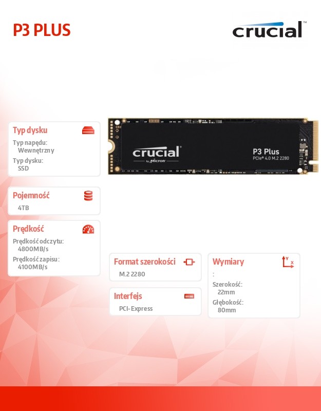 Ssd vidinis kietasis diskas micron ct4000p3pssd8