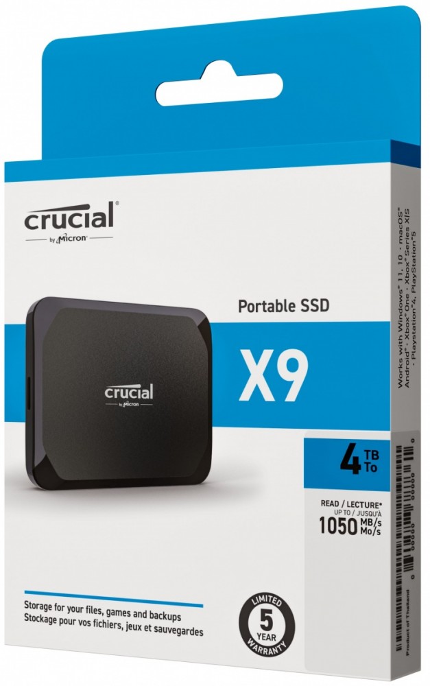 Ssd vidinis kietasis diskas crucial x9 ct4000x9ssd9