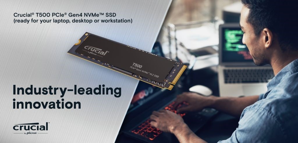 Ssd vidinis kietasis diskas crucial t500 (ct500t500ssd8)