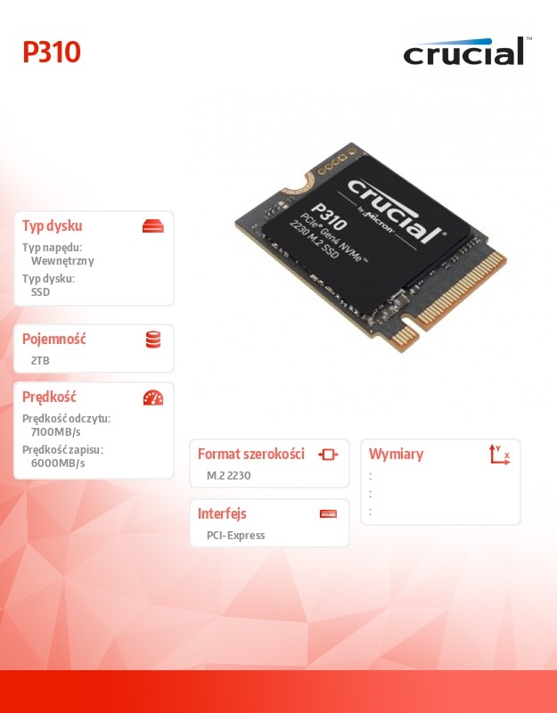 Ssd vidinis kietasis diskas micron ct2000p310ssd2