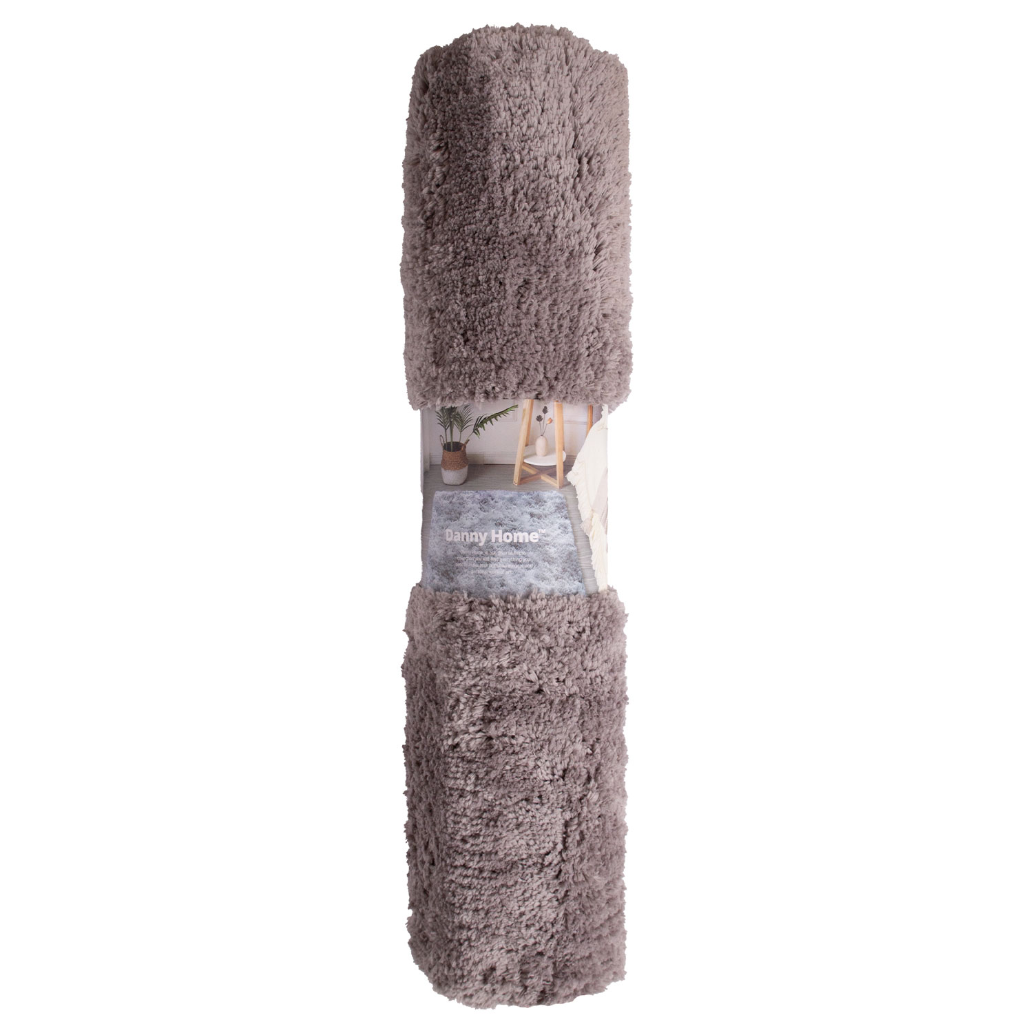 Kilimas su neslystančia TPE danga, pilkšvai smėlinis, 70 × 120 cm