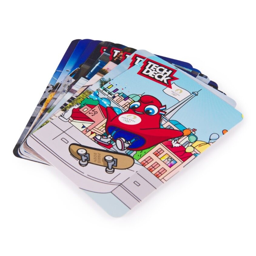 8 pirščiukų riedlenčių rinkinys tech deck competition legends su priedais