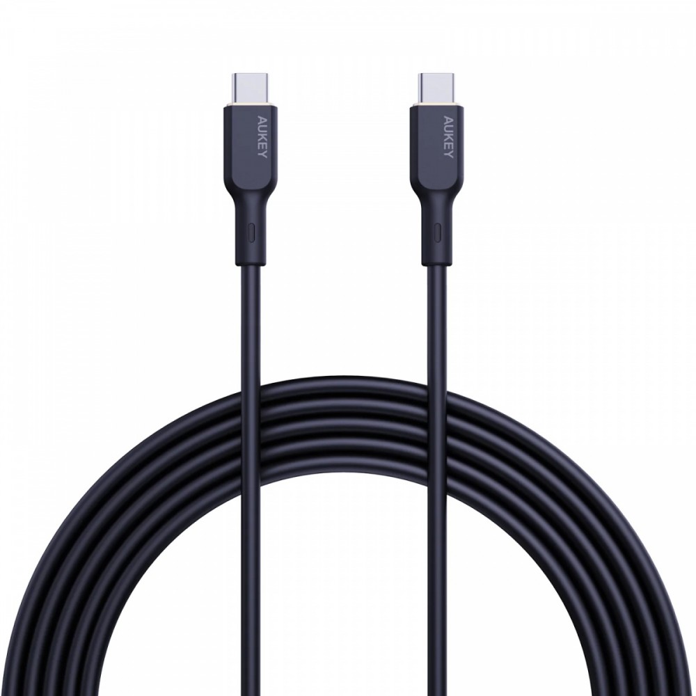Aukey cb-scc241 usb-c power delivery pd 240w 5a 20v 1m nylon juoda
