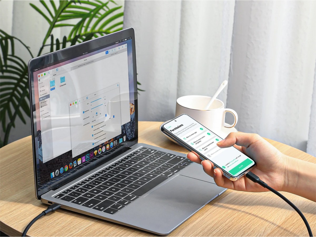 Aukey cb-scc241 usb-c power delivery pd 240w 5a 20v 1m nylon juoda