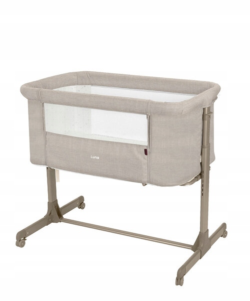 Carrello luna crl-16501 šoninė lova šilko smėlio spalvos