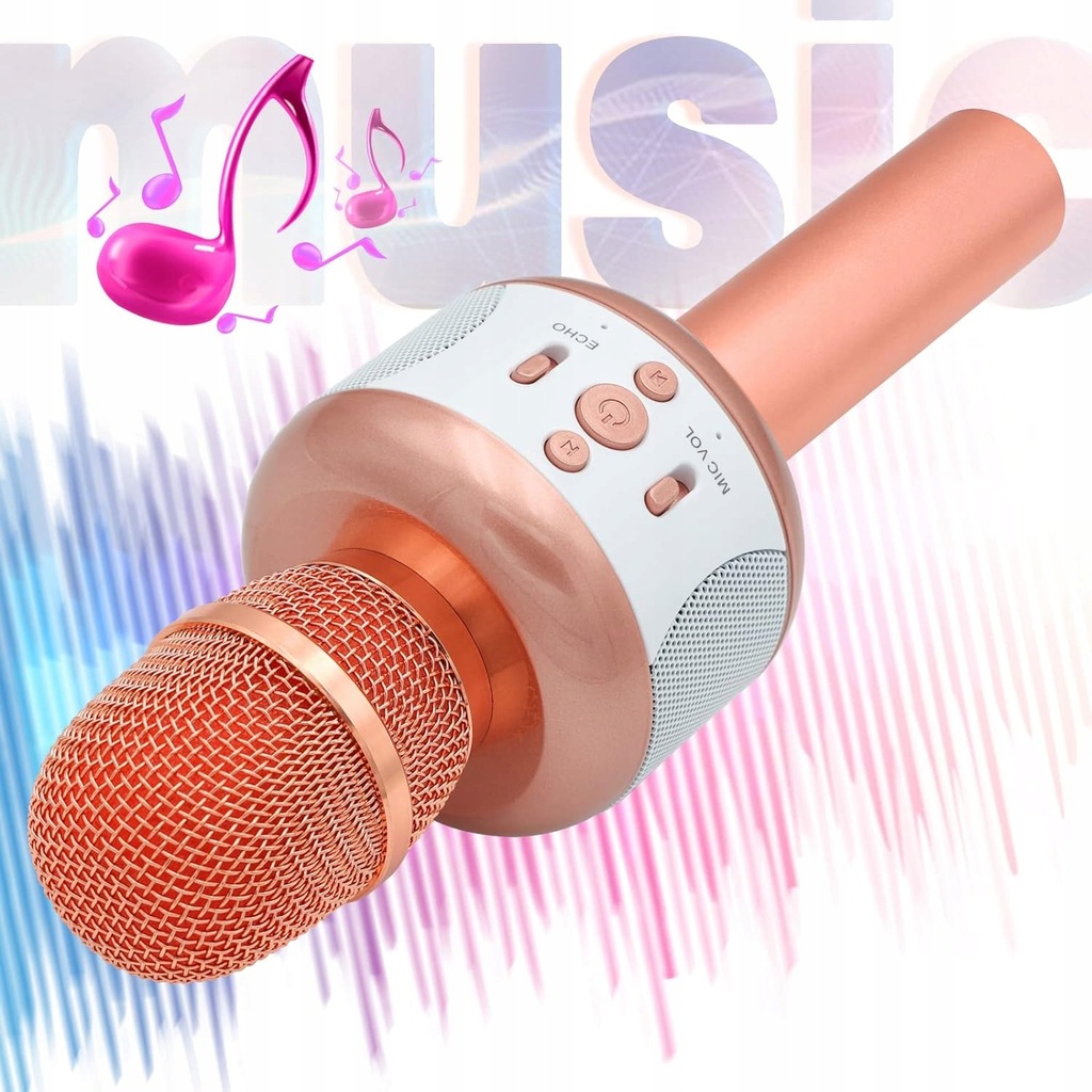 Belaidis karaokės mikrofonas, bluetooth