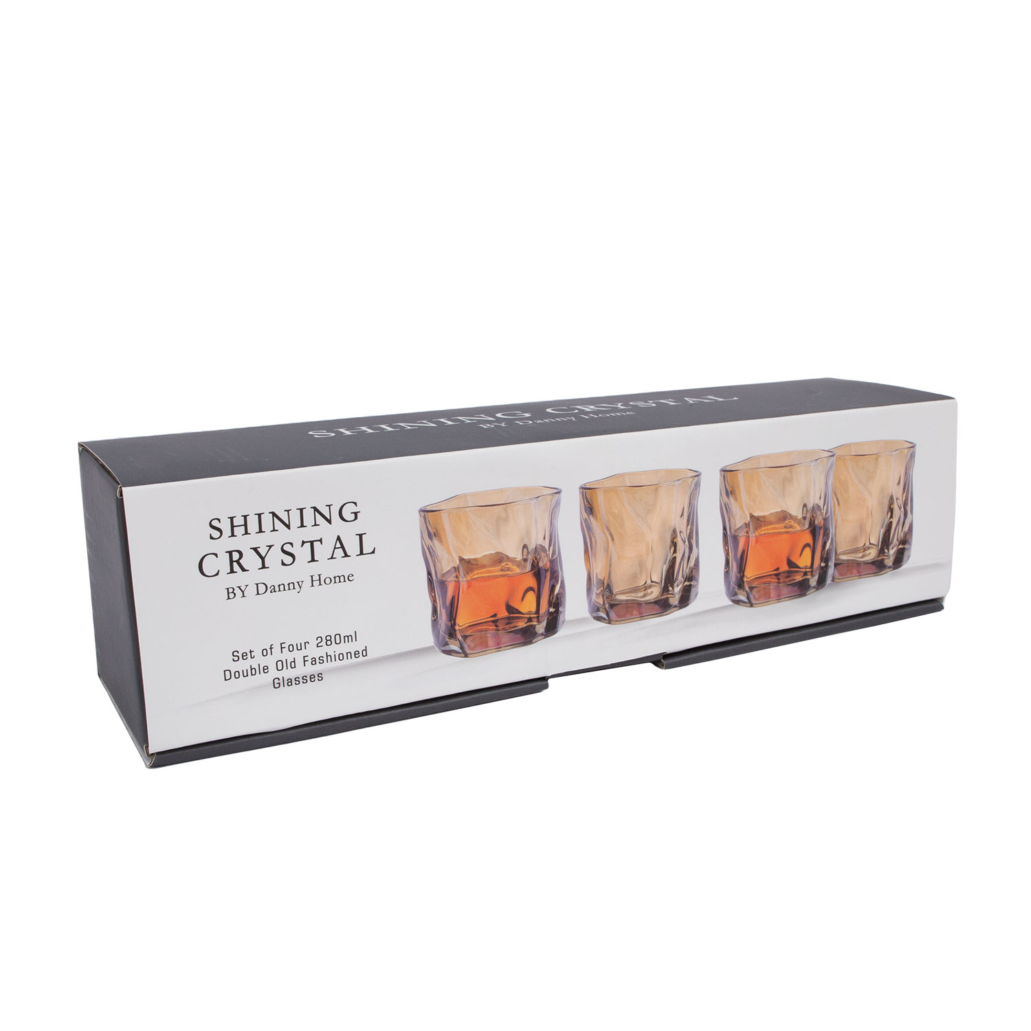 Gėrimo stiklinė, auksinė, 280 ml