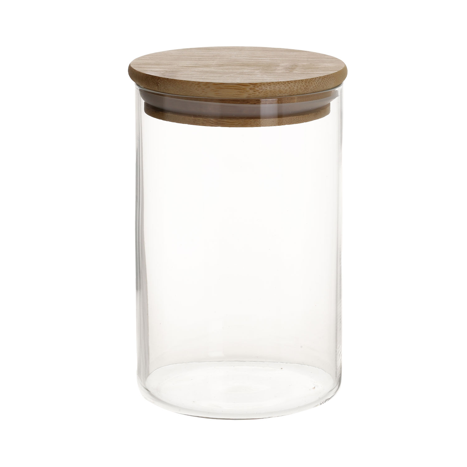 Stiklainis JARA su bambukiniu dangteliu, 790 ml, 8,3 × 13 cm