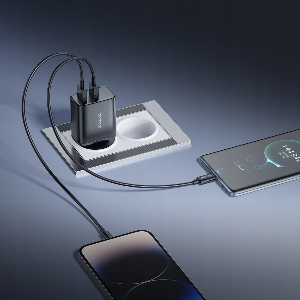 Mcdodo ch-5070 usb-a2 tinklo įkroviklis 12w juodas