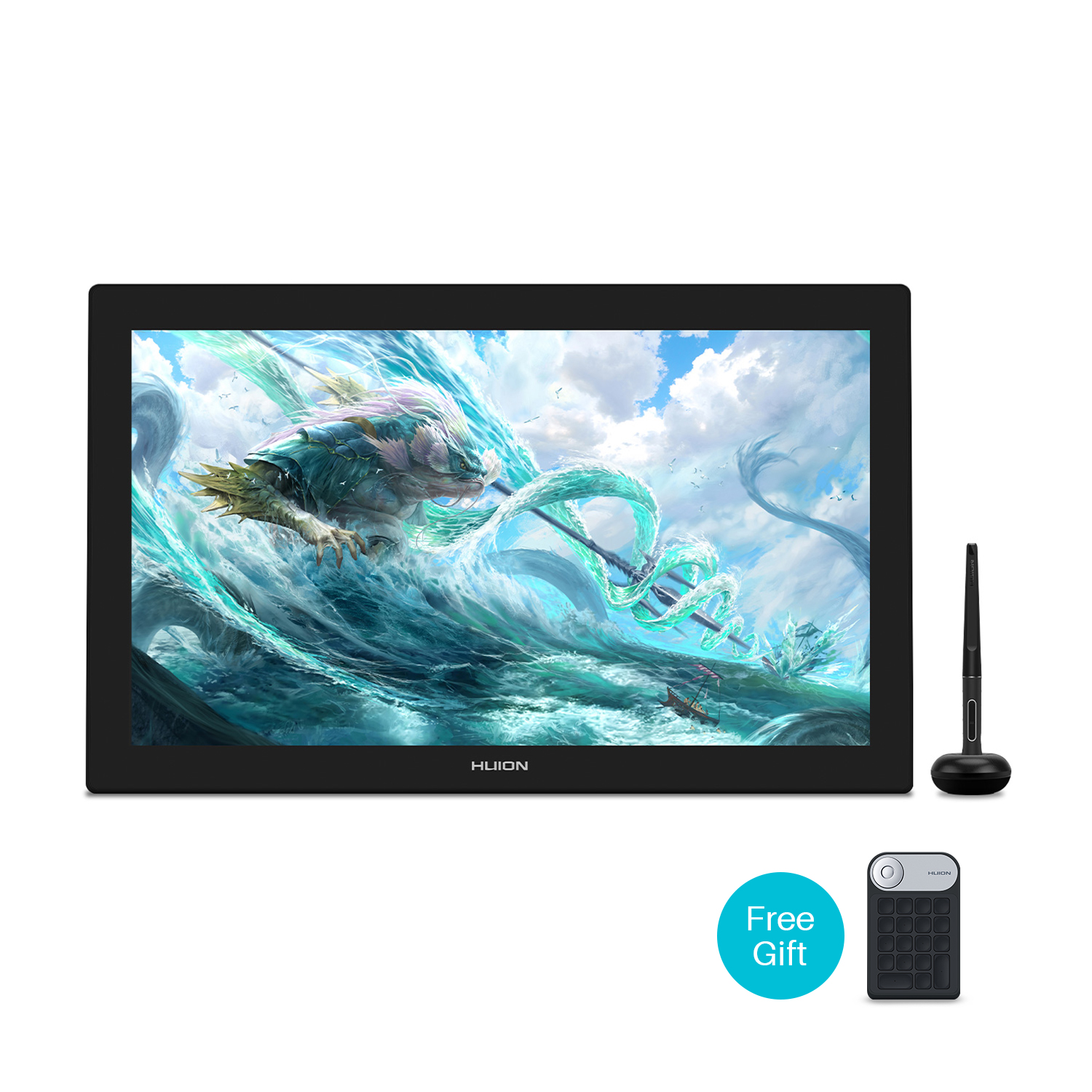 Piešimo planšetė huion kamvas pro 24 (4k)
