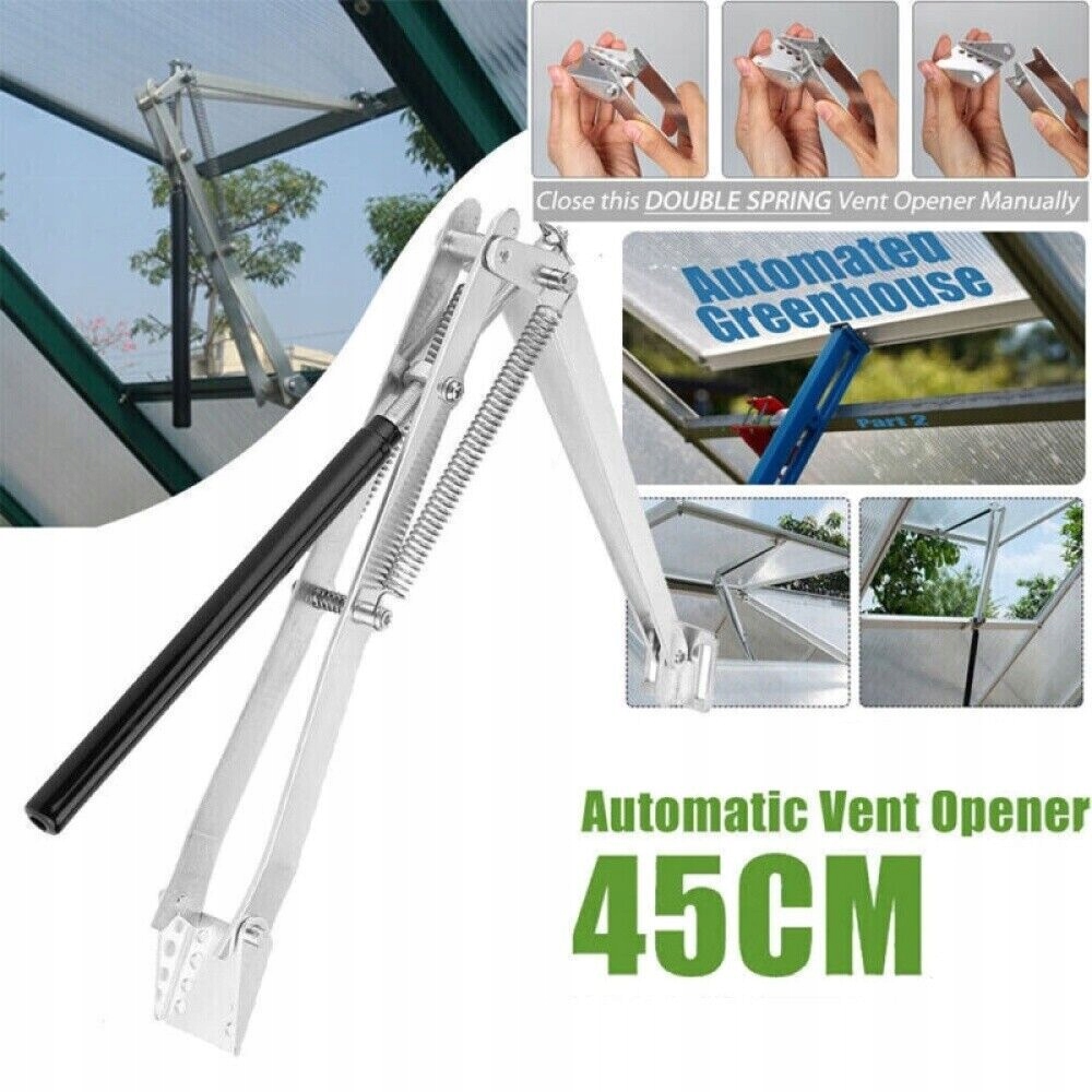 Automatinis „greenhouse machine“ langų atidarytuvas maksimalus atidarymas 45 cm