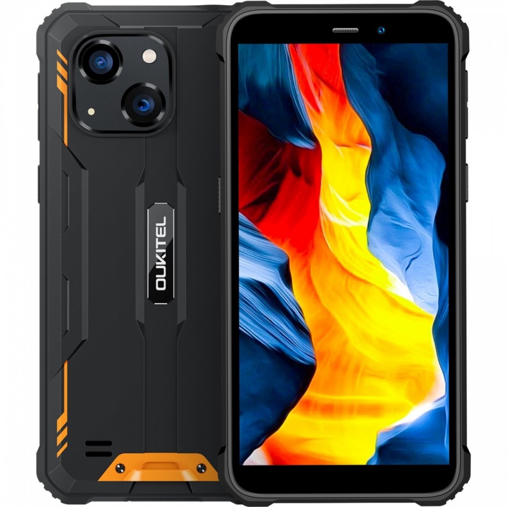 Telefonas mobilus telefonas - oukitel wp32 pro 6/256 gb oranžinė, oranžinė