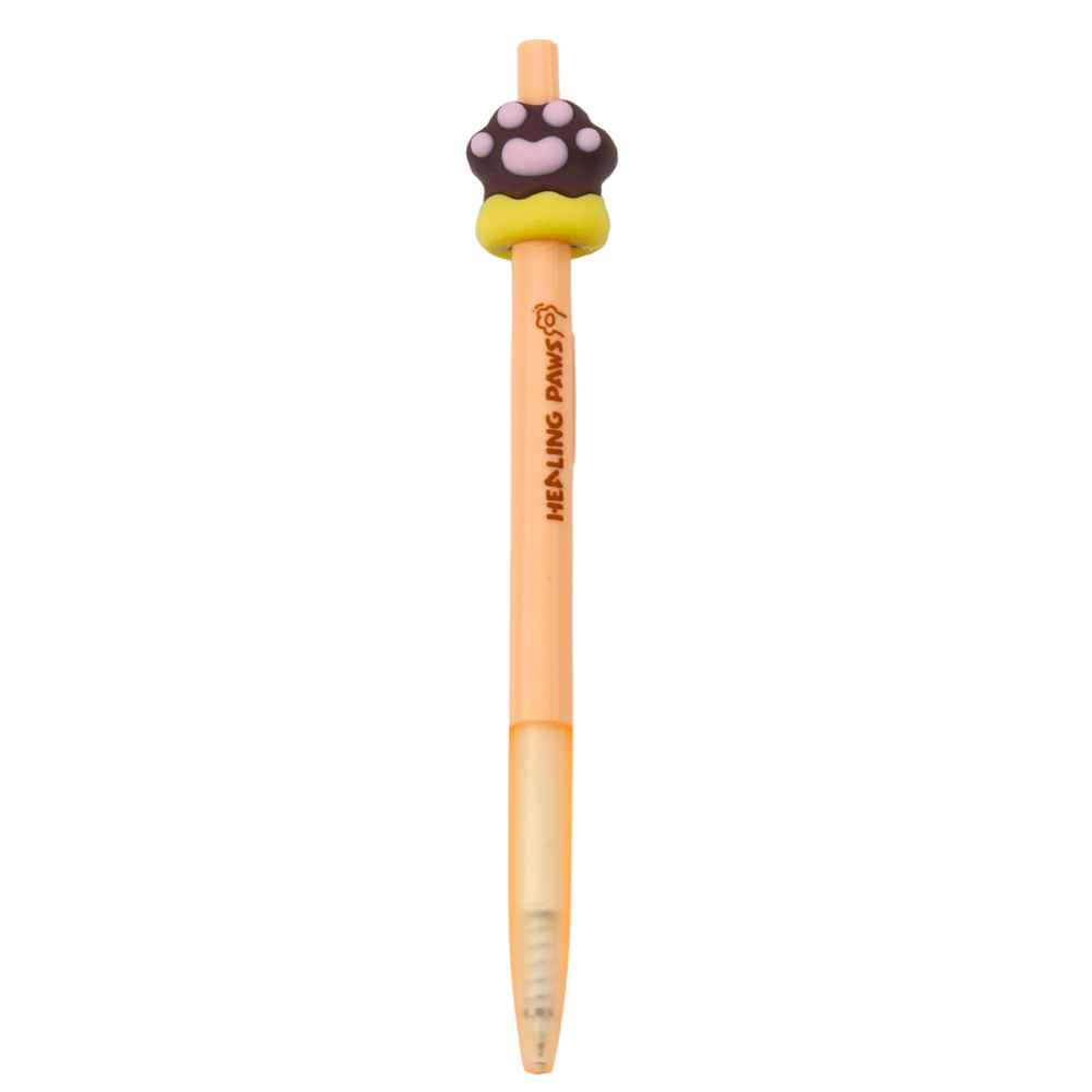 Gelinis rašiklis „katės letena“ 15 cm, mėlynas rašalas, 0.5 mm