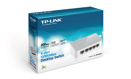 tp-link tl-sf1005d komutatorius, 5 prievadai, 10/100 mb/s