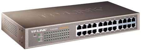 Tp-link komutatorius tl-sg1024d 1000mbps, automatinis mac adresų mokymasis, automatinis mdi/mdix