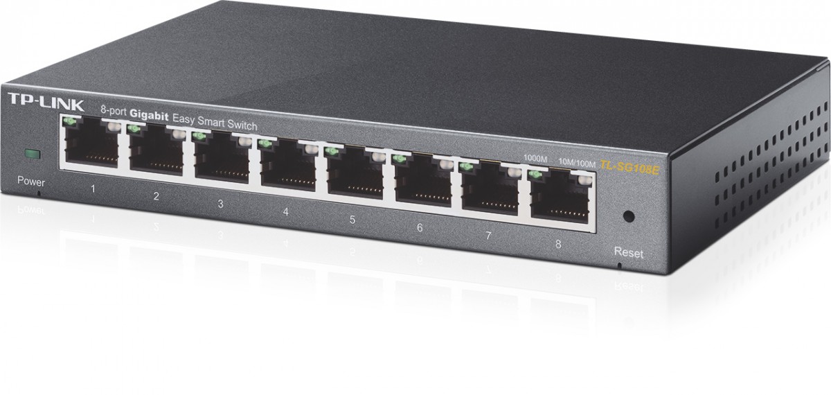 Tp-link komutatorius tl-sg108e 1000mbps, stebėjimo tinklas, vlan funkcija