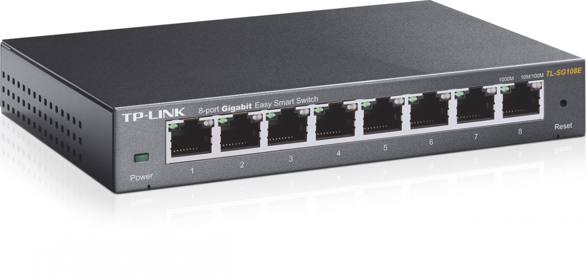 Tp-link komutatorius tl-sg108e 1000mbps, stebėjimo tinklas, vlan funkcija