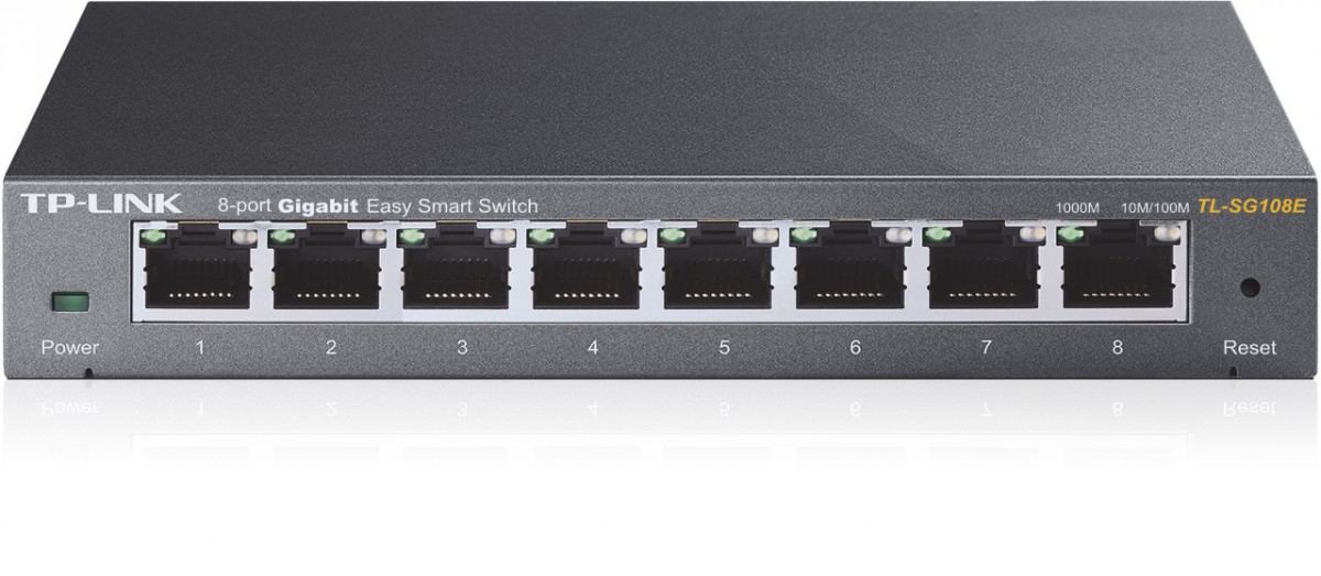 Tp-link komutatorius tl-sg108e 1000mbps, stebėjimo tinklas, vlan funkcija
