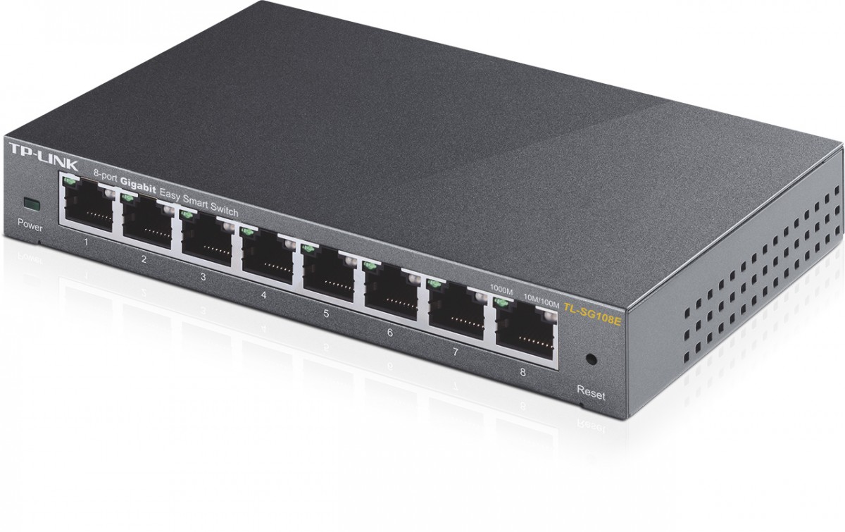Tp-link komutatorius tl-sg108e 1000mbps, stebėjimo tinklas, vlan funkcija